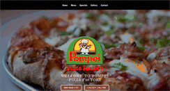Desktop Screenshot of pompeipizzafactory.com