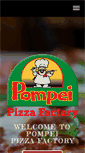 Mobile Screenshot of pompeipizzafactory.com